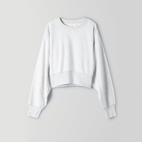 Aritzia Tops - NWT Aritzia Tna Perkins Sweatshirt Grey Size M